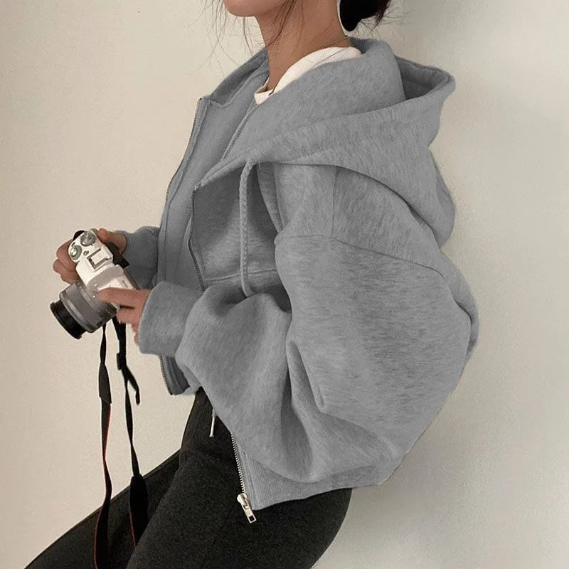 Ariana | Bequeme Hoodie mit Reißverschluss