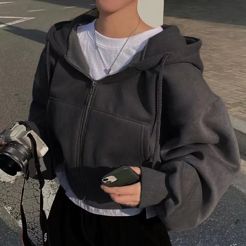 Ariana | Bequeme Hoodie mit Reißverschluss